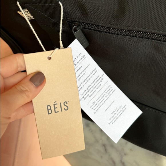 Beis The Hanging Duffle Bag in Black Brand NEW WITH TAGS, Never Used, Su… - Picture 7 of 15